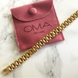 NEW Oma the Label Timepiece Bracelet - 18K Gold Plated